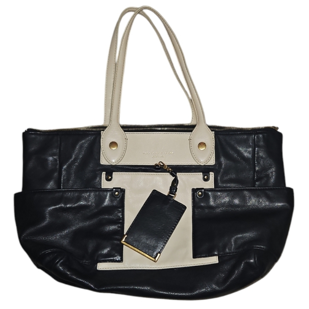Marc by Marc Jacobs NY - Two Toned Leather Tote Shoulder Bag